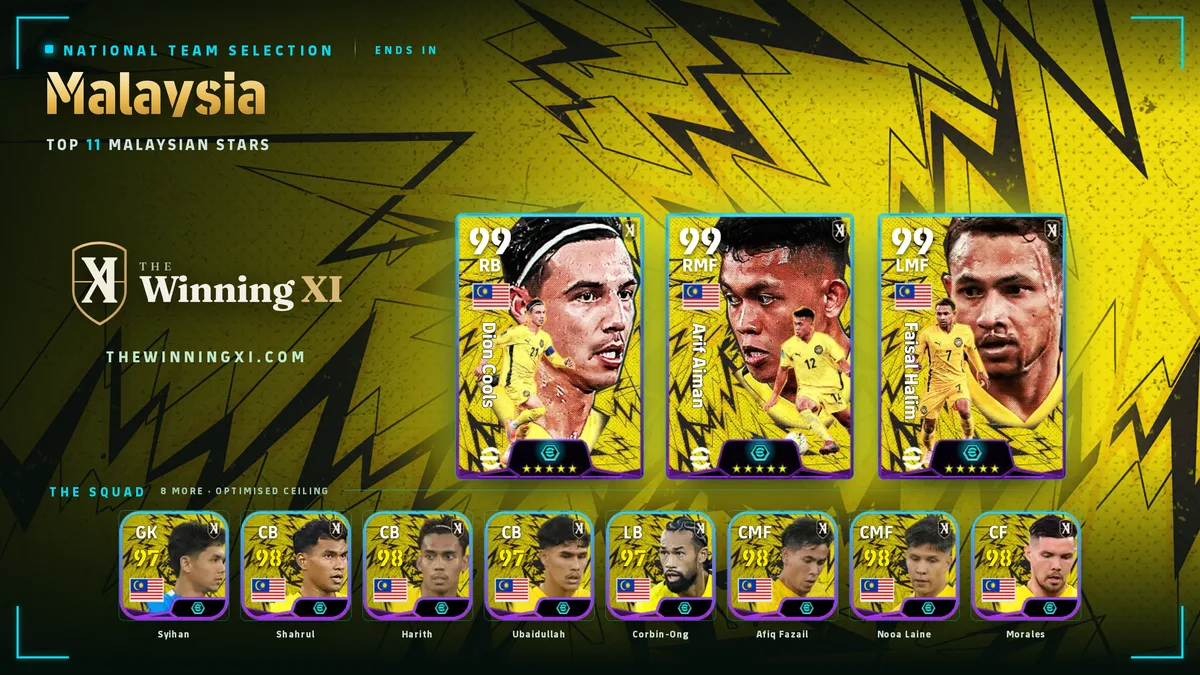 eFootball のMalaysiaの画面